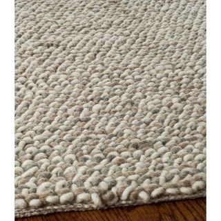 Safavieh Hand woven Manhattan Grey/ Brown Polyester Rug (4 X 6)