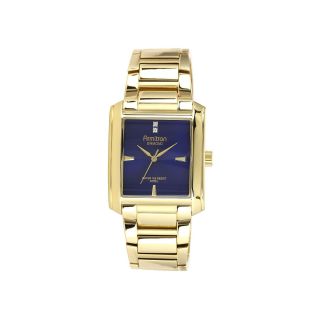Armitron All Sport Mens Gold Tone Stainless Steel Rectangle Watch