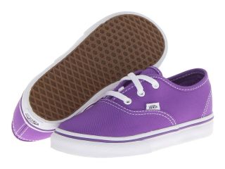 Vans Kids Authentic Electric Purple) Girls Shoes (Purple)