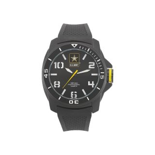 Wrist Armor C25 Mens US Army Rubber Strap Chronograph Watch