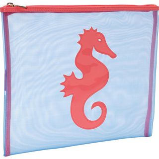 Lydia Case Blue Mesh  Watermelon Seahorse   pb travel Packing Aids