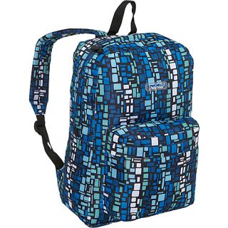 J World Ivy Backpack   Squares Blue