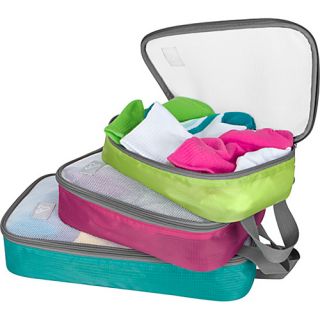 Set of 3 Lightweight Packing Organizers Brights   Travelon Packing Aids