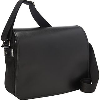 Kensington Messenger Bag Black   Royce Leather Non Wheeled Busines