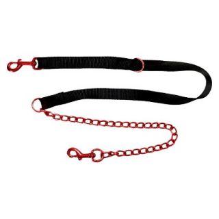 Platinum Pets Coated Hands Free Leash with Black Nylon Handle   Red (59 x 2.