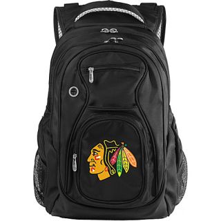 NHL Chicago Black Hawks 19 Laptop Backpack Black   Denco S