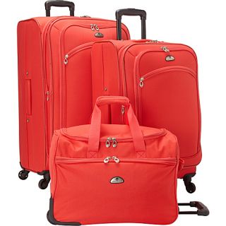 South West Collection 3 Pcs Luggage set EXCLUSIVE Red   American