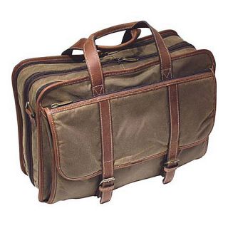 Expandable Computer Brief/Overnighter   Olive