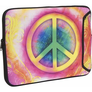 17 Designer Laptop Sleeve   Peace