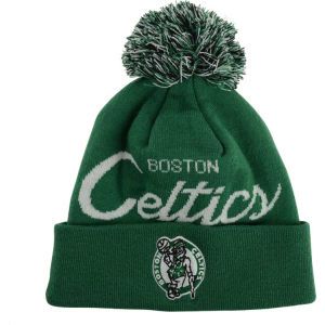 Boston Celtics NBA Special Script Pom Hat
