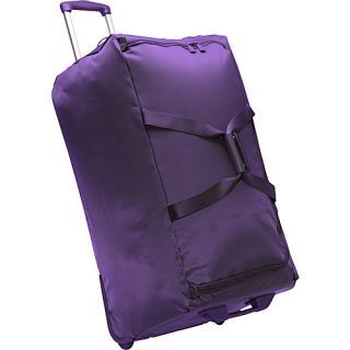 Lipault 30 Foldable 2 Wheeled Duffle Bag   Purple