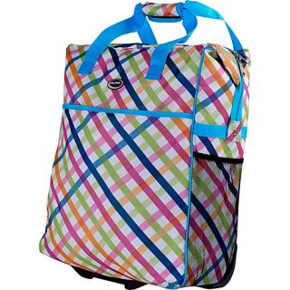 The Big Eazy 20 Rolling Tote Bright Check   CalPak Small Rolling Luggage