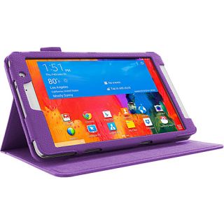 Samsung Galaxy Tab Pro 8.4 inch   Dual View Folio Case Purple   rooCASE