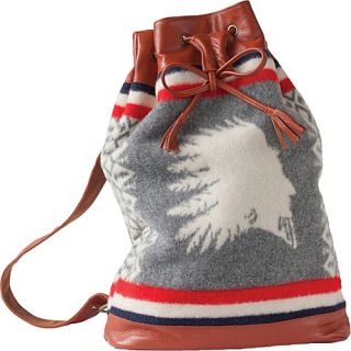 Drawstring Backpack Heroic Chief   Pendleton School & Day Hiking Backp