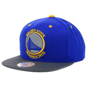 Golden State Warriors Mitchell and Ness NBA XL Reflective 2 Tone Snapback Hat