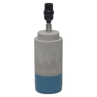 Room Essentials Dipped Cement Lamp Base Small   Blue