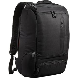 TLS Professional Slim Laptop Backpack Solid Black    Laptop Backpacks