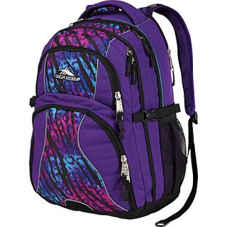 Swerve Laptop Backpack  Womens Deep Purple/Wild Thing/Black   High