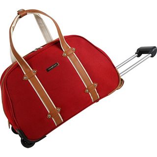 Vintage Edition Wheeled Duffle Red   Anne Klein Luggage Trave