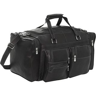 20 Duffel Bag with Pockets   Black