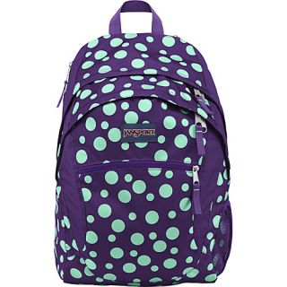 Wasabi Laptop Backpack Purple Night / Mint to be Green Sylvia Dot   Jan
