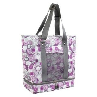 J World Elaine Tote Bag with Insulated Lunch Compartment