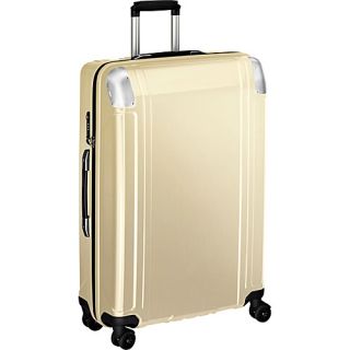 Geo Polycarbonate 28 4 Wheel Spinner Travel Case Polished Gold