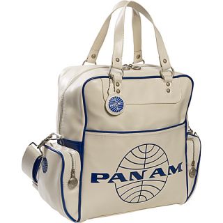 70s Original Vintage White/Pan Am Blue   Pan Am Luggage Totes and Satche