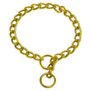 Platinum Pets Coated Chain Training Collar   Gold (26 x 4mm)