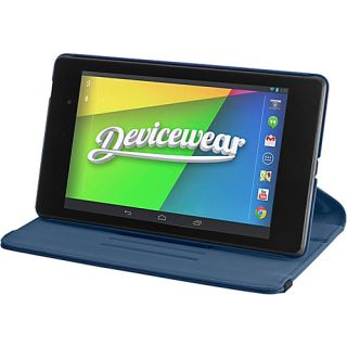 Google Nexus 7   The Ridge Vegan Leather Case Blue   Devicewear Lapt