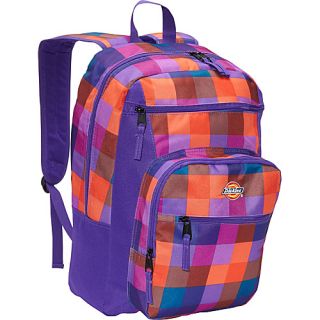 Double Deluxe Backpack Buffalo Plaid Multi   Dickies Laptop Backpacks