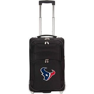 NFL Houston Texans 21 Upright Exp Wheeled Carry on Black  