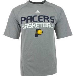 Indiana Pacers adidas NBA Stacked High Climalite T Shirt