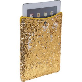 Sequins Tablet Case   Gold