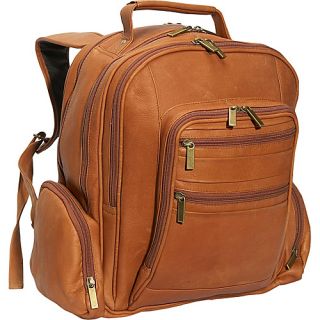 Oversize Laptop Backpack Tan   David King & Co. Laptop Backpack
