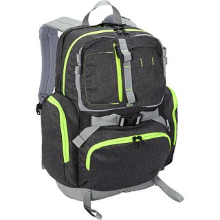 Trappist Pack High Rise Grey/Power Green   The North Face Laptop