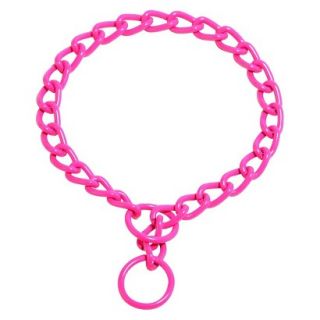 Platinum Pets Coated Chain Training Collar   Pink (26 x 4mm)