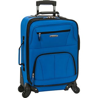 Pasadena 19 Expandable Spinner Carry On Blue   Rockland Luggag