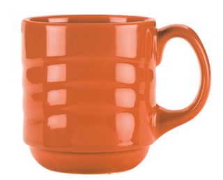 Syracuse China 12 oz Cantina Mug   Glazed, Cayenne