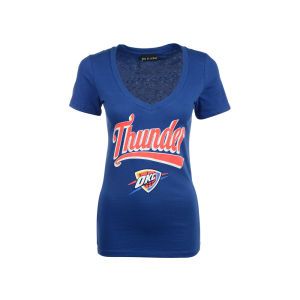 Oklahoma City Thunder 5th & Ocean NBA Womens Athletic Foil T Shirt