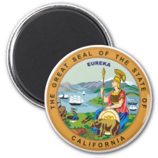 California State Seal Refrigerator Magnet