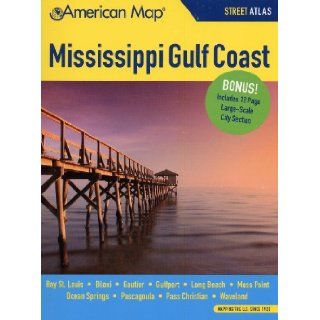 Mississippi Gulf Coast Street Atlas American Map 9780841617223 Books