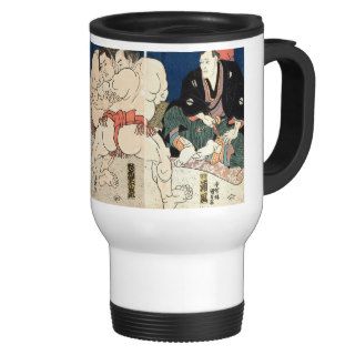 相撲, 国貞 Smou wrestling, Kunisada Coffee Mugs