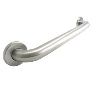 WingIts Premium Series 24 in. x 1.5 in. Grab Bar in Satin Stainless Steel (27 in. Overall Length) WGB6SS24
