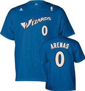Gilbert Arenas adidas Name and Number Washington Wizards T Shirt  Apparel  Sports & Outdoors