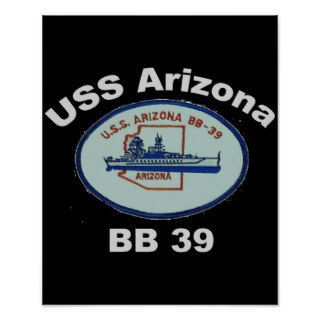 BB 39 USS Arizona DARK Print