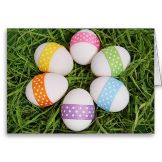 Easter Eggs greeting card