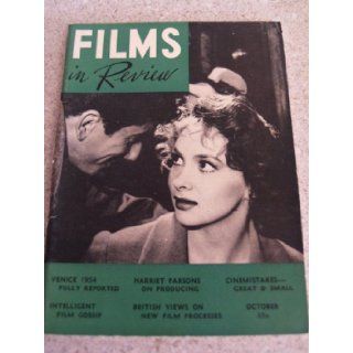 Films in Review October, 1954 (Volume V Number 8) Editor Henry Hart Books