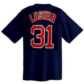 Jon Lester Boston Red Sox Jersey Name and Number T Shirt  Sports Related Merchandise  Clothing