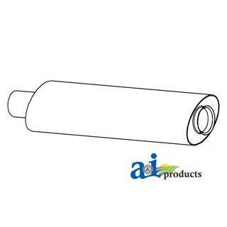 A & I Products Muffler Replacement for John Deere Part Number AR53749